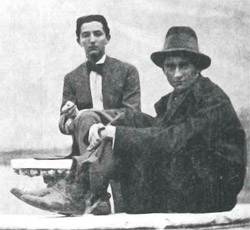 Макс Брод (Max Brod) и Франц Кафка (Franz Kafka)
